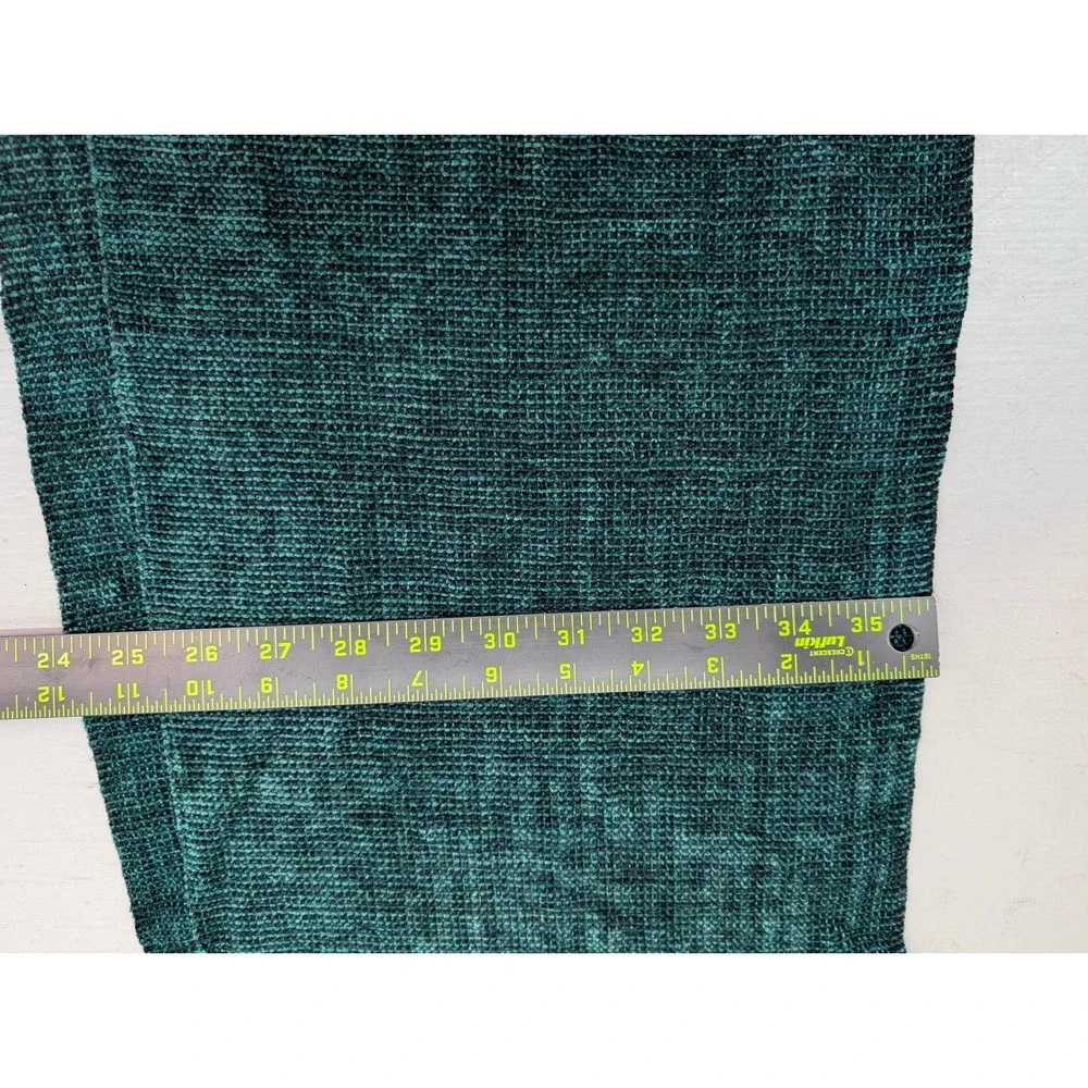 Frittelli Lockwood‎ Scarf Wrap Shawl Teal Black Textured Fringe Rectangle 12x33